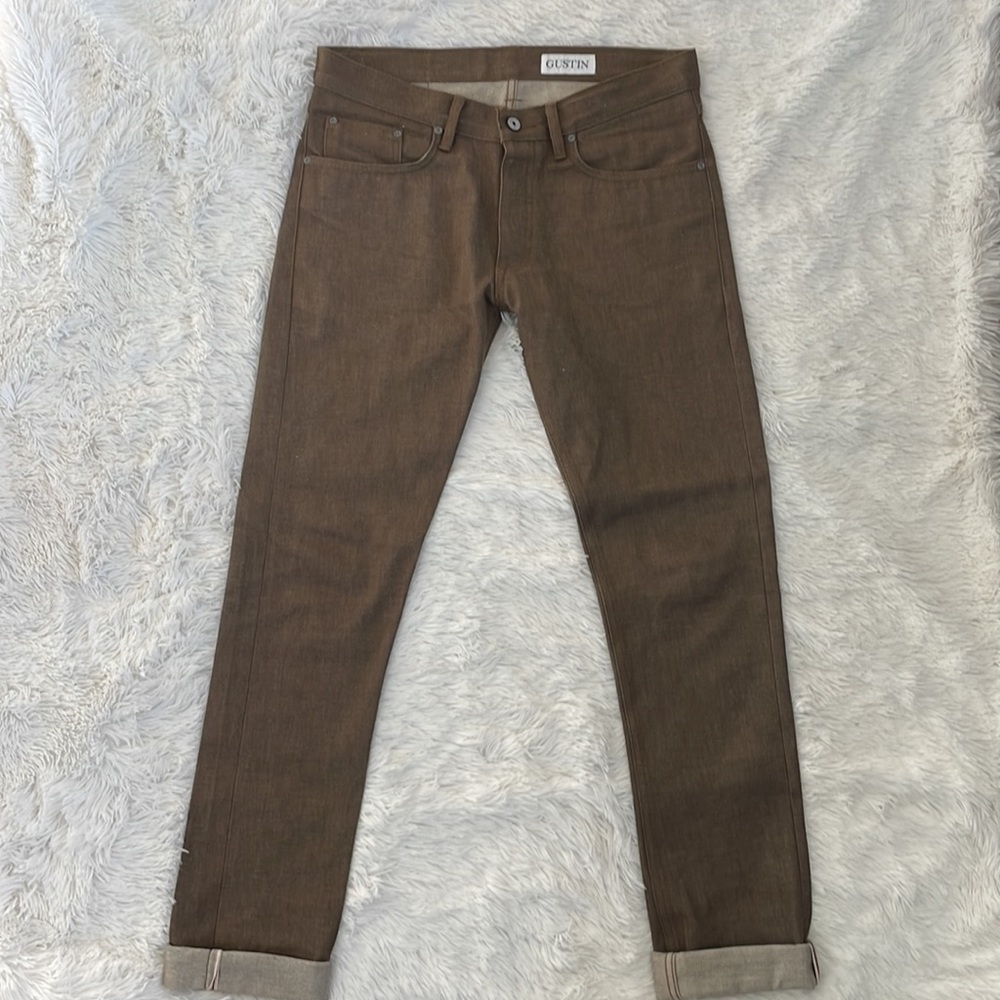 Gustin Raw Selvedge Jeans waist, 33